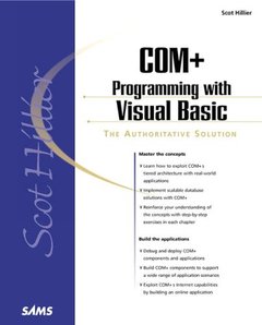 Scot Hillier's COM+ Programming with Visual Basic-cover