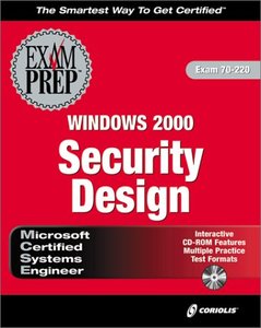 MCSE Windows 2000 Security Design Exam Prep-cover