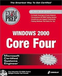 McSe Windows 2000 Core Four Exam Prep Pack : Professional (70-210), Server (70-2-cover