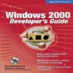 Windows 2000 Developer's Guide-cover