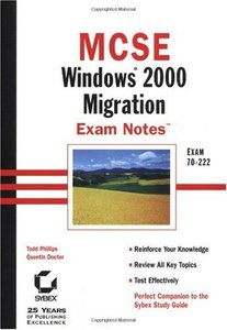 MCSE: Windows 2000 Migration Exam Notes (Exam 70-222)-cover
