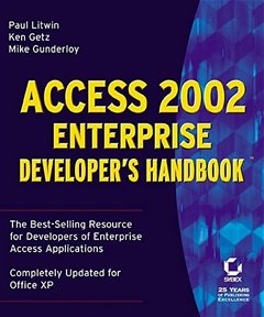 Access 2002 Enterprise Developer's Handbook-cover