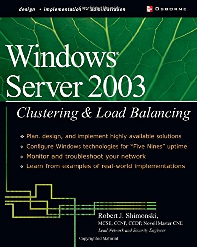 Windows Server 2003 Clustering & Load Balancing | 天瓏網路書店