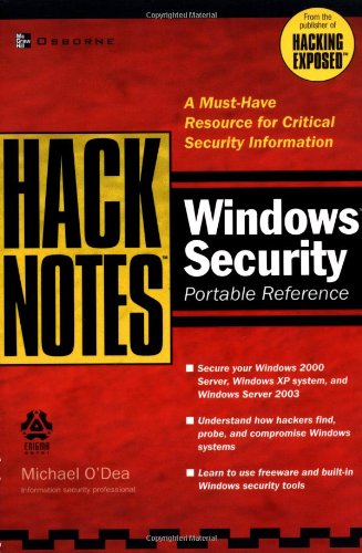HackNotes Windows Security Portable Reference | 天瓏網路書店