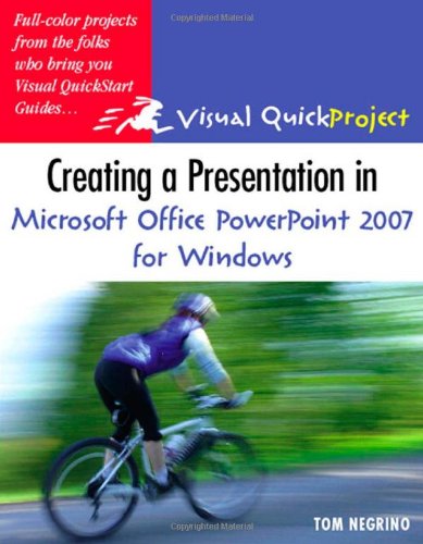 Creating a Presentation in Microsoft Office PowerPoint 2007 for Windows ...