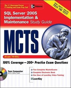 MCTS SQL Server 2005 Implementation & Maintenance Study Guide (Exam 70-431), 3/e (Paperback)-cover