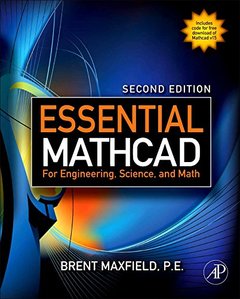 Essential Mathcad for Engineering, Science, and Math w/ CD, Second Edition-cover