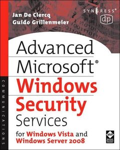 Microsoft Advanced Windows Security Services: For Windows Vista and Windows Server 2008-cover