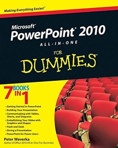 PowerPoint 2010 All-in-One For Dummies (Paperback)-cover