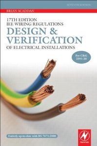 17th Edition IEE Wiring Regulations: Design and Verification of Electrical Installations, Seventh Edition-cover
