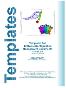 Templates for Software Configuration Management (CD-ROM)-cover