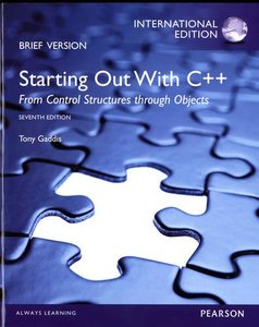 Starting Out with C++: From Control Structures through Objects, Brief Edition, 7/e (IE-Paperback)-cover