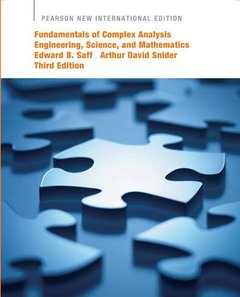 Fundamentals of Complex Analysis with Applications to Engineering, Science, and Mathematics, 3/e (IE-Paperback)-cover