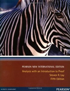 Analysis with an Introduction to Proof, 5/e (NIE-Paperback)-cover
