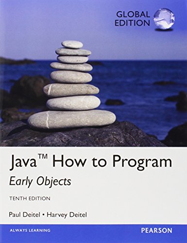 Java How To Program － Early Objects Version, 10/e (IE-Paperback) | 天瓏網路書店