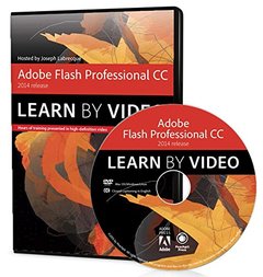 Adobe Flash Professional CC Learn by Video (2014 release) Multimedia DVD-cover