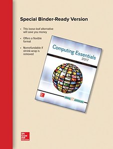 Loose Leaf for Computing Essentials 2017-cover