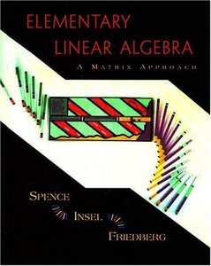 Elementary Linear Algebra: A Matrix Approach-cover