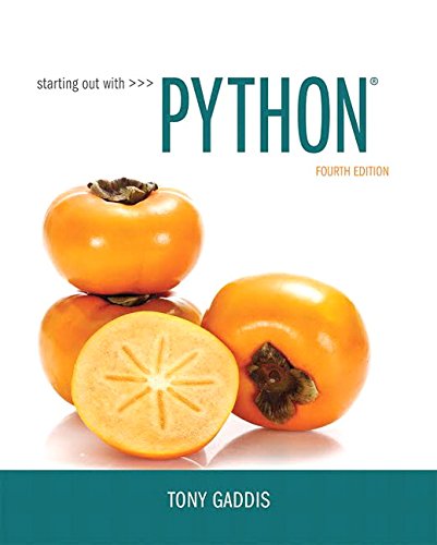 Starting Out with Python (4th Edition) | 天瓏網路書店