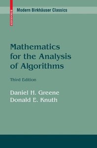 Mathematics for the Analysis of Algorithms (Modern Birkhäuser Classics)-cover