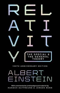 Relativity: The Special and the General Theory, 100th Anniversary Edition (Hardcover)-cover