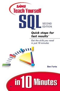 Sams Teach Yourself SQL in 10 Minutes (2nd Edition)-cover