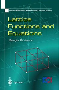 Lattice Functions and Equations (Discrete Mathematics and Theoretical Computer Science)-cover
