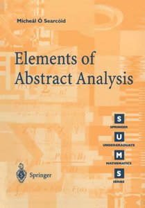 Elements of Abstract Analysis-cover
