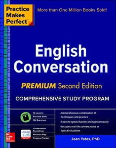 Practice Makes Perfect: English Conversation, Premium Second Edition-cover