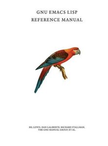 GNU Emacs Lisp Reference Manual-cover