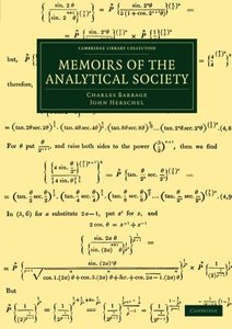 Memoirs of the Analytical Society (Cambridge Library Collection - Mathematics)-cover