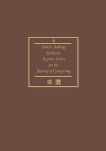 A Manual of Operation for the Automated Sequence Controlled Calculator (Charles Babbage Institute Reprint)-cover
