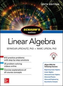 Schaum's Outline of Linear Algebra, Sixth Edition (Schaum's Outlines)-cover