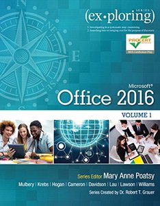 Exploring Microsoft Office 2016 Volume 1 (Exploring for Office 2016 Series)-cover