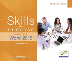 Skills for Success with Microsoft Word 2016 Comprehensive (Skills for Success for Office 2016 Series)-cover