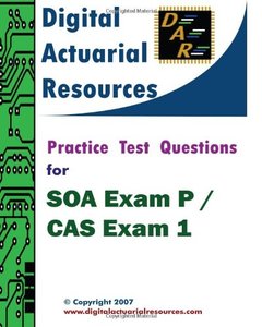 Practice Test Questions For SOA Exam P / CAS Exam 1-cover