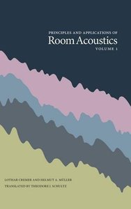 Principles and Applications of Room Acoustics, Volume 1-cover
