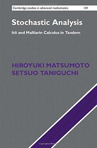 Stochastic Analysis: Itô and Malliavin Calculus in Tandem (Cambridge Studies in Advanced Mathematics)-cover