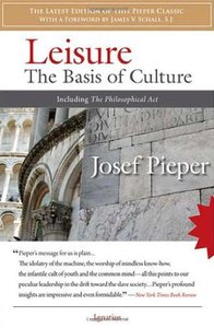 Leisure: The Basis of Culture-cover