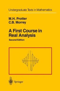 A First Course in Real Analysis (Undergraduate Texts in Mathematics)-cover