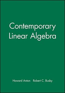 MAPLE Technology Resource Manual to accompany Contemporary Linear Algebra-cover