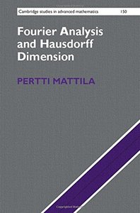 Fourier Analysis and Hausdorff Dimension (Cambridge Studies in Advanced Mathematics)-cover