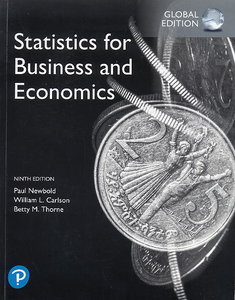 Statistics for Business and Economics, 9/e (GE-Paperback)-cover