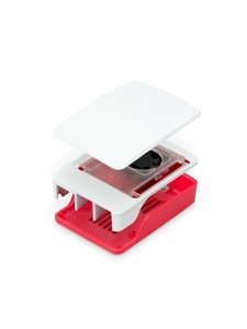 Raspberry Pi 5 原廠紅白外殼附 PWM 風扇-cover