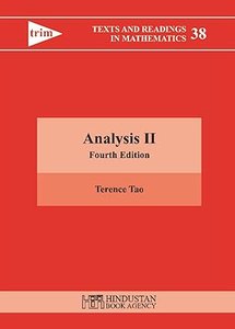 Analysis (2) (Hindustan Book Agency) 4th Edition-cover