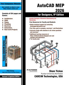 AutoCAD MEP 2026 for Designers, 9th Edition-cover