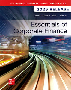 Essentials of Corporate Finance,12/e (2025 Release)-cover