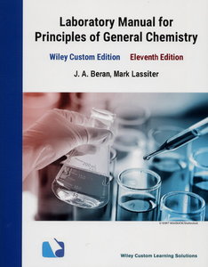 Laboratory Manual for Principles of General Chemistry WCE. 11/e (Paperback)-cover