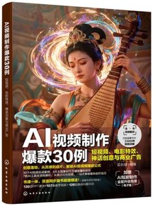 AI視頻制作爆款30例:短視頻、電影特效、神話創意與商業廣告-cover