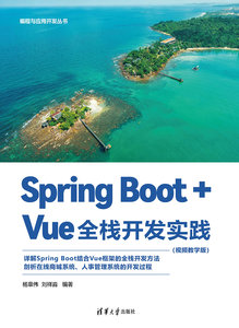 Spring Boot+Vue全棧開發實踐（視頻教學版）-cover